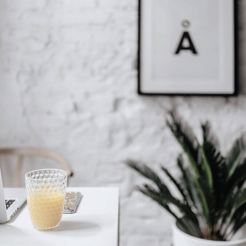 Juice on a Table